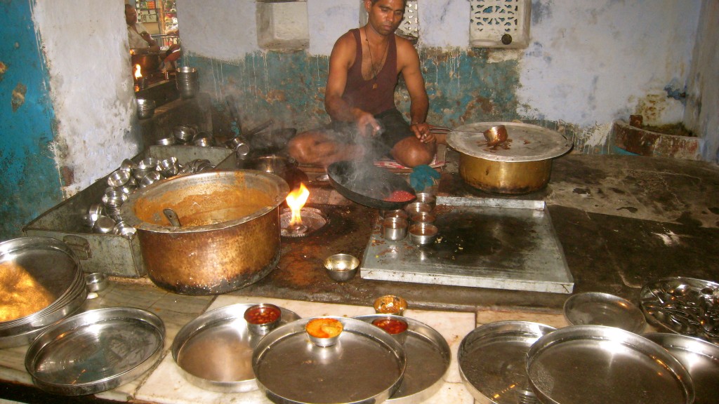 Tadka Dal in the kitchen of Kesar Da Dhaba, Amritsar, India
